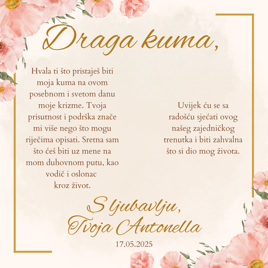 Draga Kumo - Perzonalizacija