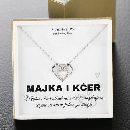 Poklon za Kćerku - 925 Srebreni Lančić sa Emotivnom Porukom - Moments & Co HR