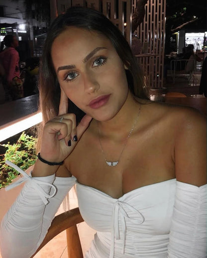 Lančić “Za moju kćerku” – 925 srebro s krilima anđela